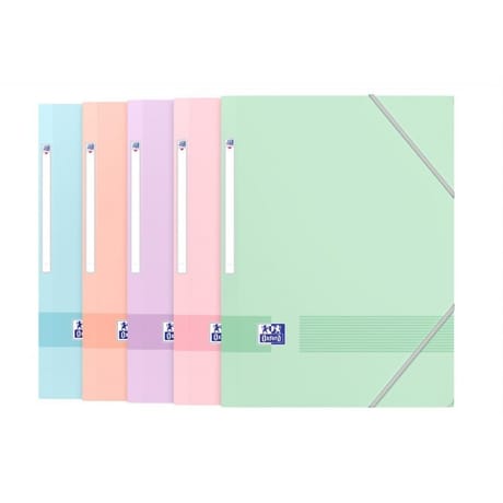 Chemise élastique 3 rabats color life a4 pel assorti pastel