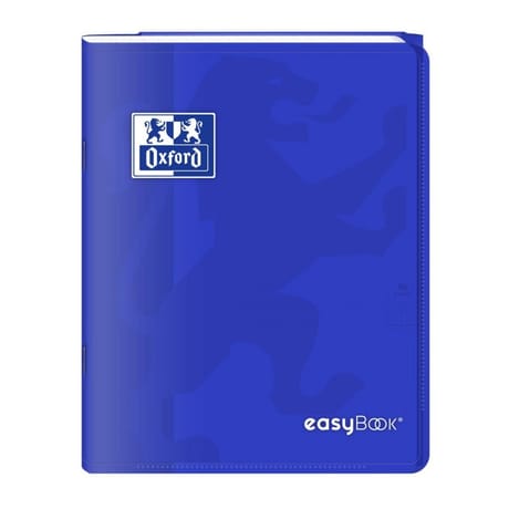 Cahier easybook agrafe 170x220 96 pages optik p. Seyes bleu elect