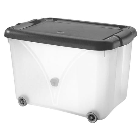 Lot 3 jumbo box 60l avec roulette