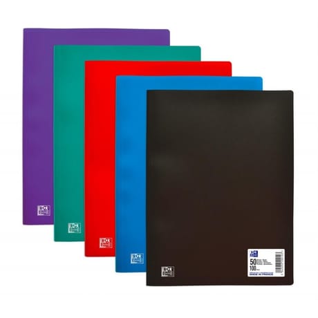 Protège-docs oxford initial a4 50 poch