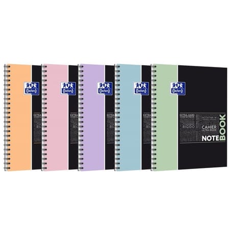 Notebook oxford pastel étudiant intégrale et 4 trous a4 + 160pages optik. P