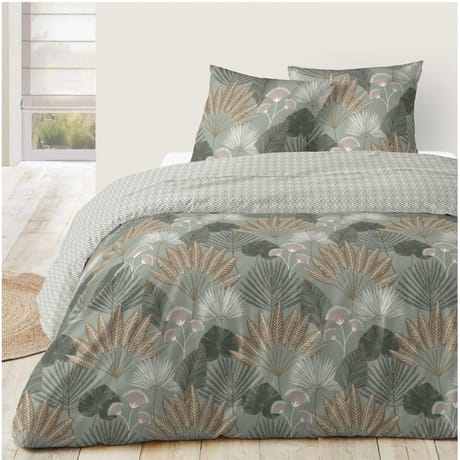 Parure housse de couette 240x220+2 taies 63x63 cléopatre