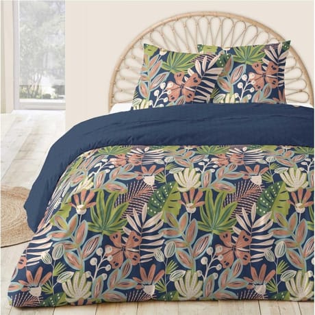 Parure housse de couette 240x220 + 2 taies 63x63 caliente