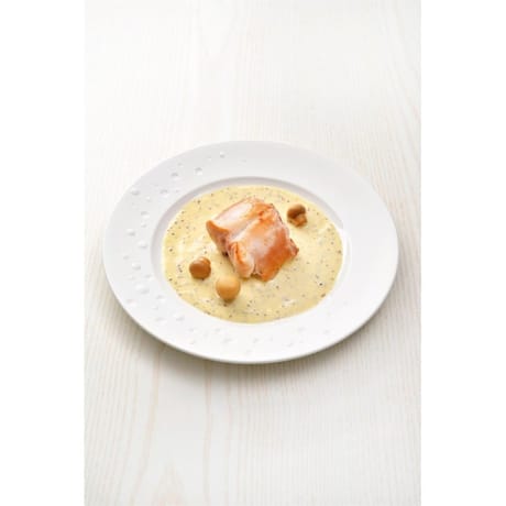 Râble de lapin sauce aux deux moutardes