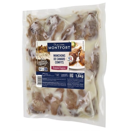 Maison Montfort manchons de canard confits sous vide 1.6kg