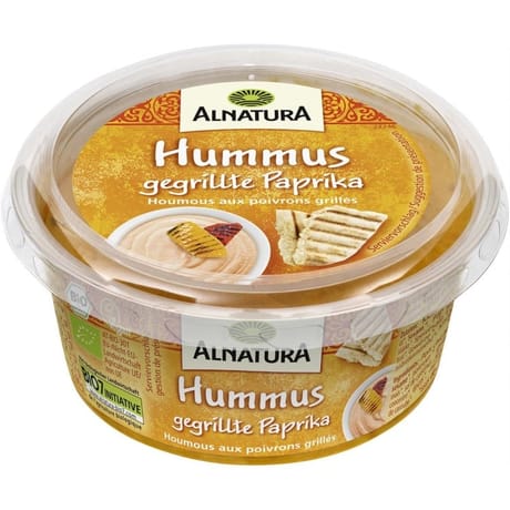 Alnatura houmous aux poivrons grillés bio 150g