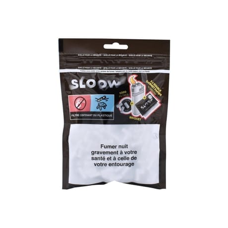 Sloow 200 filtres à cigarette 6x15' + 200 feuilles