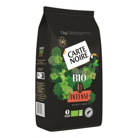 Carte noire café grains intense bio 1kg