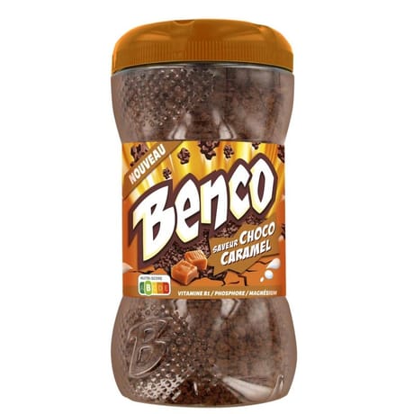Benco poudre granule choco caramel 400g