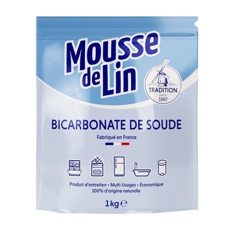 Mousse de lin tradition bicarbonate de soude 1kg