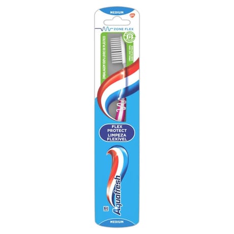 Aquafresh brosse à dents flex protect médium