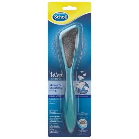 Scholl râpe anti-callosités double face cristaux de diamants