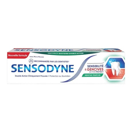 Sensodyne sensible & gencives extra fresh 75ml