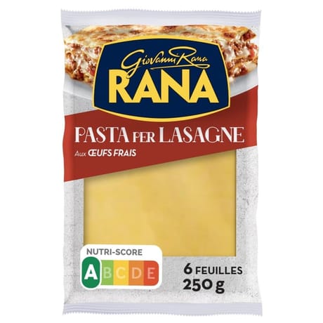 Rana pâtes fraîches feuilles de lasagne 250g