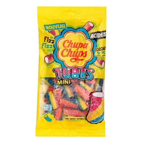 Chupa chups flowpack de 175 g mini tubes