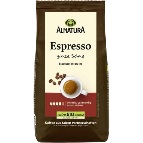 Alnatura café expresso en grains bio 500g