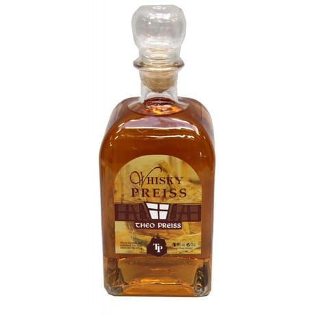 Theo Preiss carafe whisky alsacien blended 70cl 40%vol
