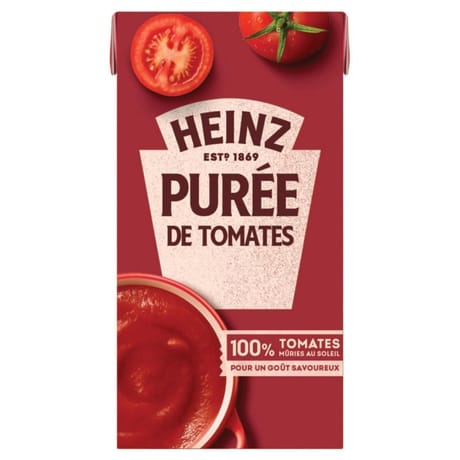 Heinz purée de tomates brique 520g