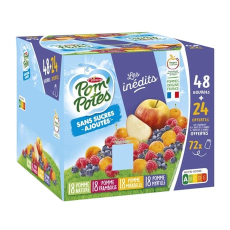 Pom'potes multivariètés 72x90g box