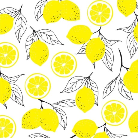 Happy paper serviettes x20 acidoulus yellow black 33x33cm 3 plus