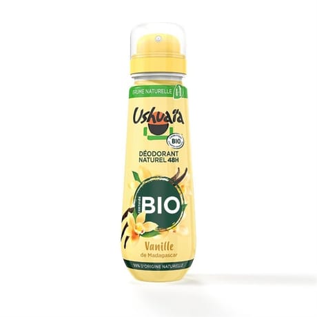 Ushuaia bio déodorant femme aérosol vanille 75ml