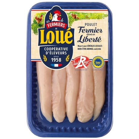 Loué aiguillettes de poulet blanc