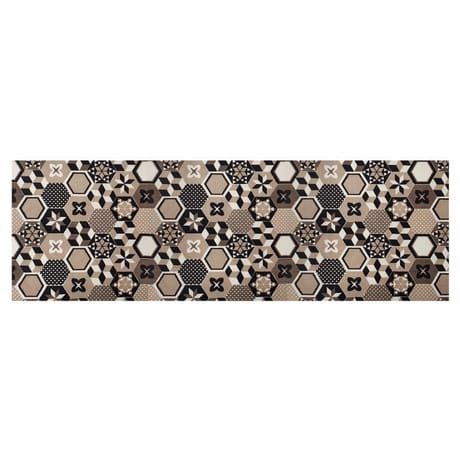Tapis polyamide imprime envers vinyle 50x150cm