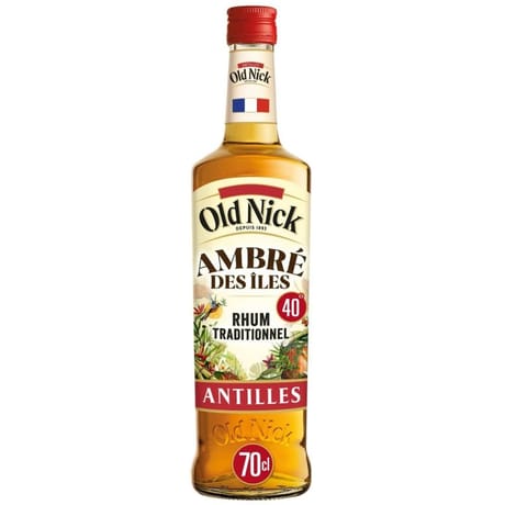Old nick rhum ambre des iles 70cl 40%vol