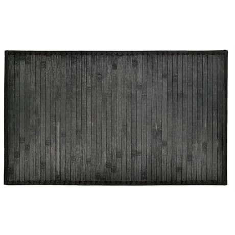 Tapi bambou coloris noir lames larges 45x75cm