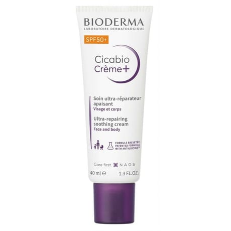 Bioderma cicabio creme + SPF50+ soin réparateur ultra-réparateur 40ml