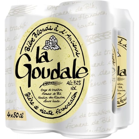 La goudale biere blonde a l'ancienne 4x50cl 7.2%vol