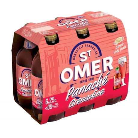 St Omer Panaché grenadine 6x25cl Vol.0.4%