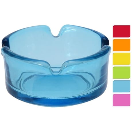 Cendrier en verre couleur