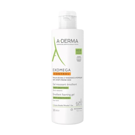 A-derma exomega control gel moussant emollient 500ml