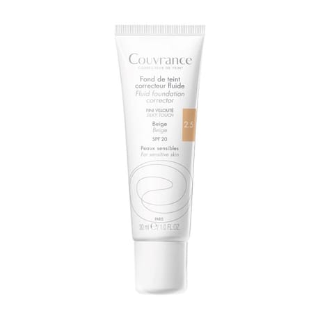 Avene couvrance fond de teint correcteur fluide beige tube 30ml