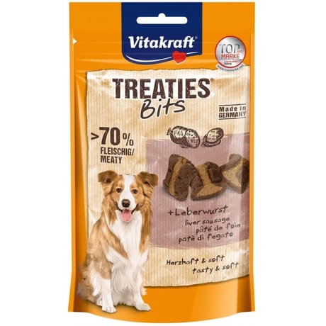 Vitakraft treaties bits pâté de foie pour chien 120g