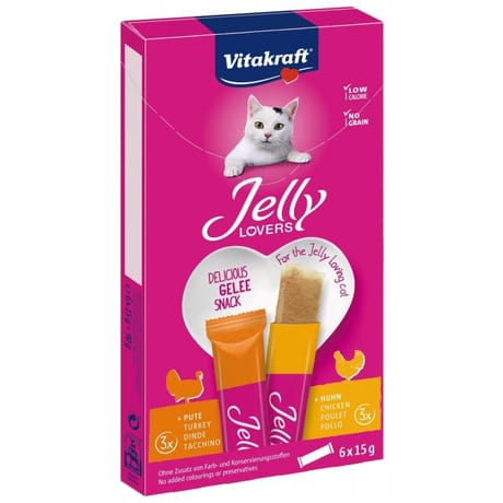 Vitakraft jelly lovers MP poulet/dinde 6x15g