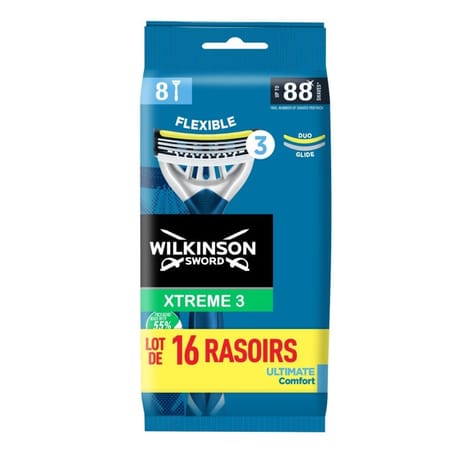 Wilkinson xtreme 3 ultimate comfort lot de 2x8