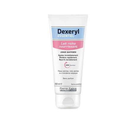 Dexeryl lait riche nourrissant peaux sèches atopiques 200ml