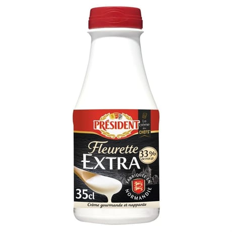 Président crème fleurette extra 33% 35cl