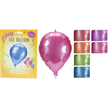 Ballon aluminium coloré