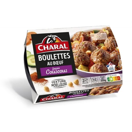 Boulettes au boeuf façon couscous 300g Charal