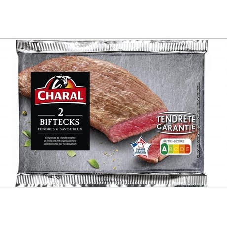Bifteck de boeuf extra tendre x2 Charal