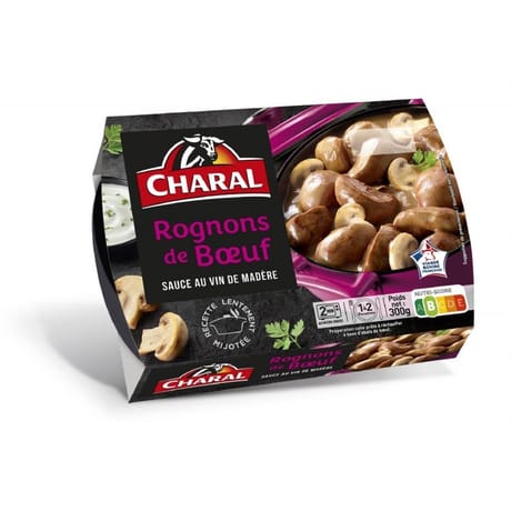 Rognons de boeuf sauce au madère 300g charal