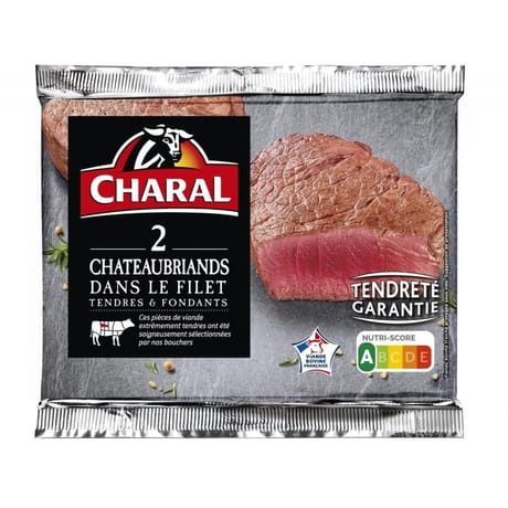 Chateaubriands dans le filet x2 Charal