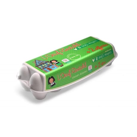 L'oeuf Riestahl 10 oeufs + 2 offerts plein air moyen