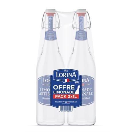 Lorina limonade artisanale en verre 2x1l