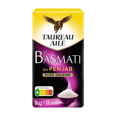 Taureau ailé riz basmati Penjab 1kg