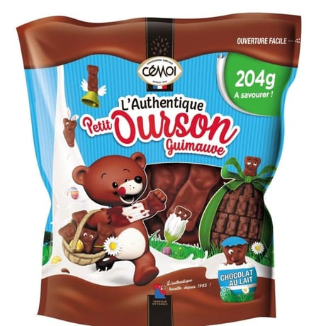 Cémoi sachet petit ourson guimauve 204g