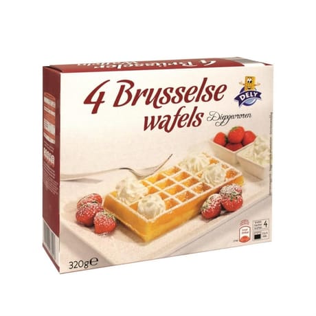 Oui chef 4 gaufres de bruxelles 340g